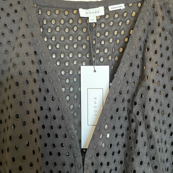 RHODE Blake Eyelet Cropped Jumpsuit - Picture 5 of 6